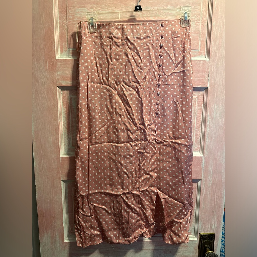 Printed Midi Skirt